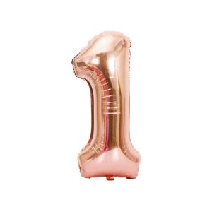 GLOBO FOIL ROSE GOLD N1 81CM