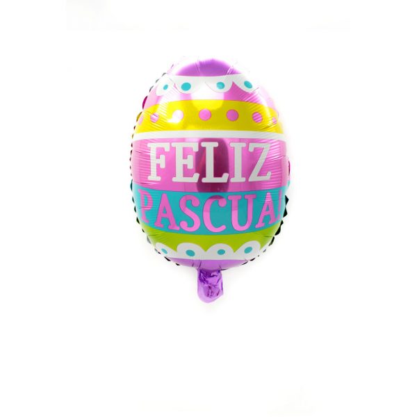 GLOBO HUEVO FELIZ PASCUA 32X46 CM