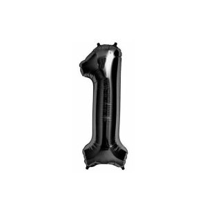 GLOBO FOIL NEGRO N1 81CM