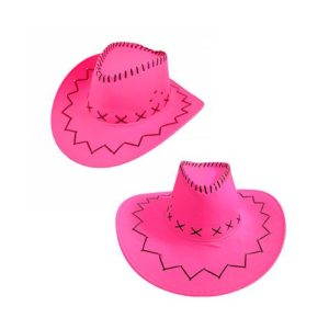 SOMBRERO VAQUERO FULOR FUCSIA