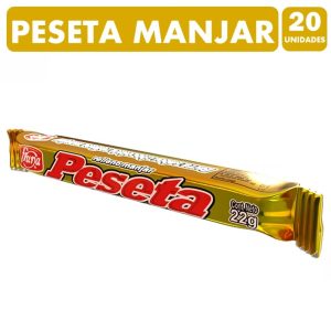 Peseta relleno manjar X20 Uni