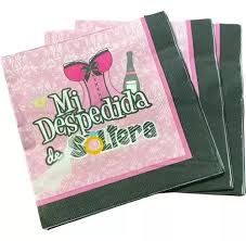 SERVILLETA DESPEDIDA SOLTERA X12