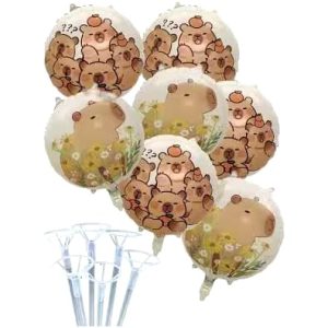 DOCENA GLOBO CAPIBARA CON VARILLA