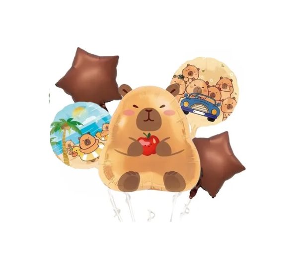 SET GLOBO CAPIBARA X5
