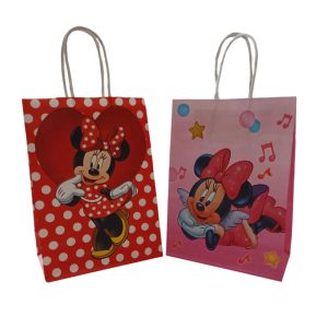 DOCENA BOLSA PAPEL MINNIE 15X21CM
