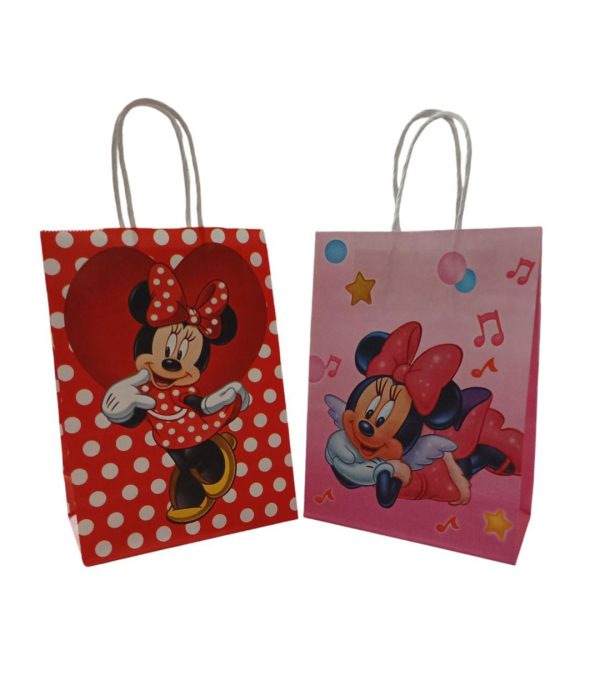 DOCENA BOLSA PAPEL MINNIE 15X21CM