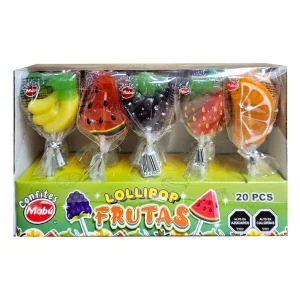 DULCE LOLLIPOP FRUTAS X20UN