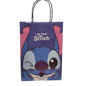 BOLSA PAPEL STITCH 32X22X10 CM